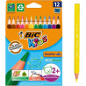 Bic Kids Evolution Triangle Pack de 12 Lapices de Colores