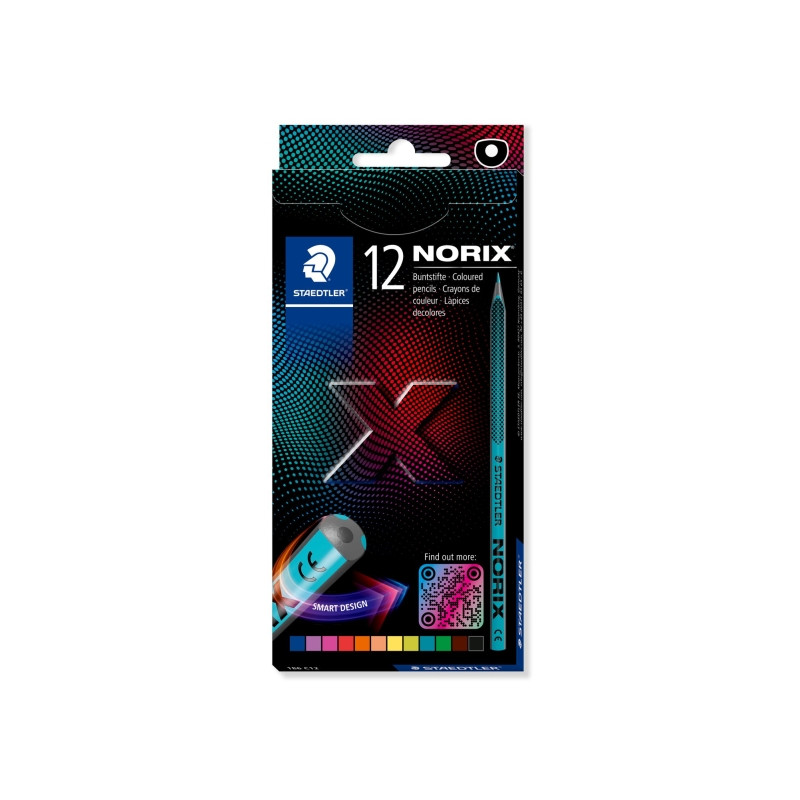 Staedtler Norix 186 Pack de 12 Lapices de Colores HB - 3,59€