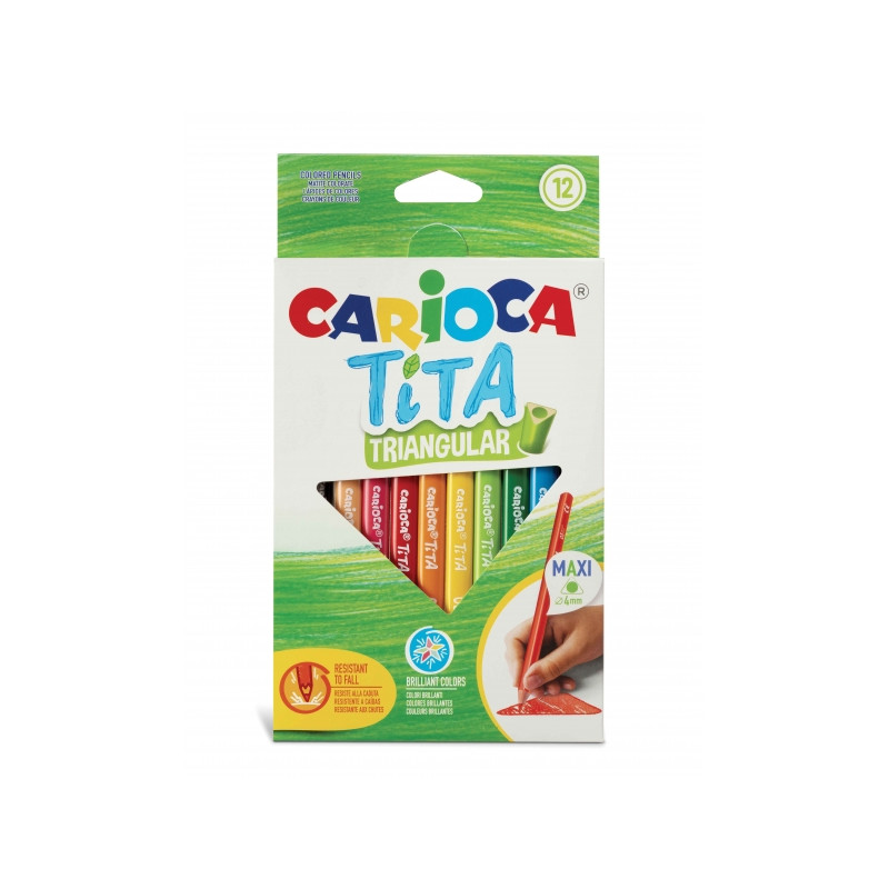 Carioca Tita Pack de 12 Lapices de Resina Compatible - 3,75€