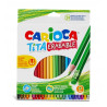 Carioca Tita Pack de 24 Lapices Borrables de Resina - 3,82€
