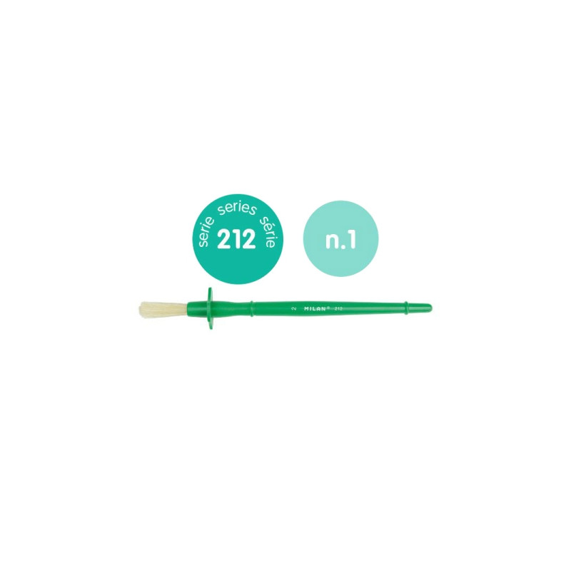 Milan 212 Pincel para Cola y Tempera Numero 1 - 0,47€