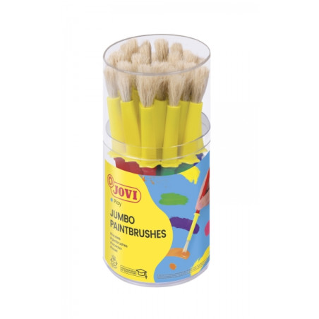 Jovi Jumbo Paint Brushes Bote 20 Pinceles Medianos Pelo
