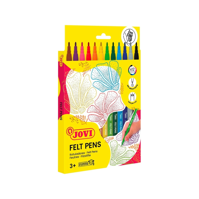 Cartucho de tinta Jovi Pack de 12 Rotuladores - 1,26€