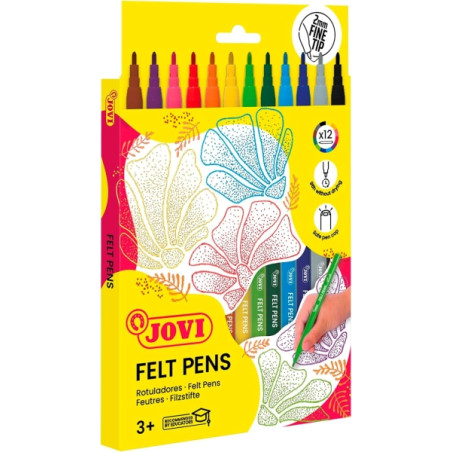 Cartucho de tinta Jovi Pack de 12 Rotuladores - 1,26€