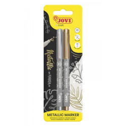 Cartucho de tinta Jovi Metallic Marker Pack con 2