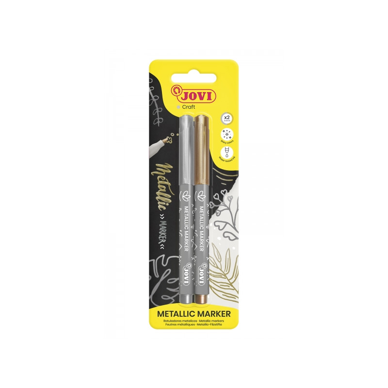 Cartucho de tinta Jovi Metallic Marker Pack con 2
