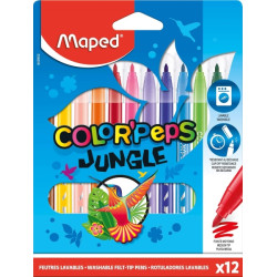 Cartucho de tinta Maped Color´Peps Jungle Pack de 12