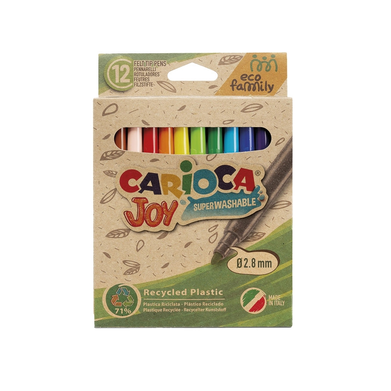 Cartucho de tinta Carioca Joy Eco Family Pack de 12