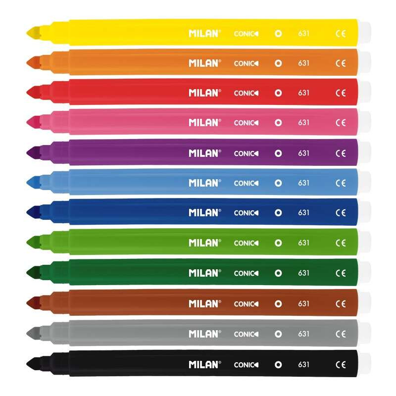 Cartucho de tinta Milan Pack de 12 Rotuladores - 1,97€