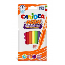 Cartucho de tinta Carioca Neon Pack de 8 Rotuladores - 2,09€
