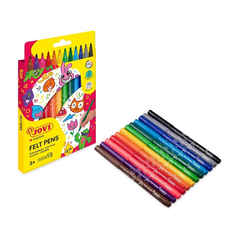 Cartucho de tinta Jovi Pack de 12 Rotuladores - 2,15€