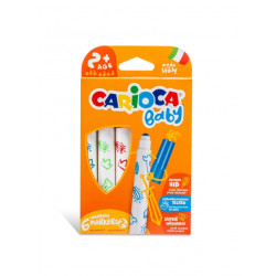 Carioca Baby Marker Pack de 6 Rotuladores Compatible - 2,20€