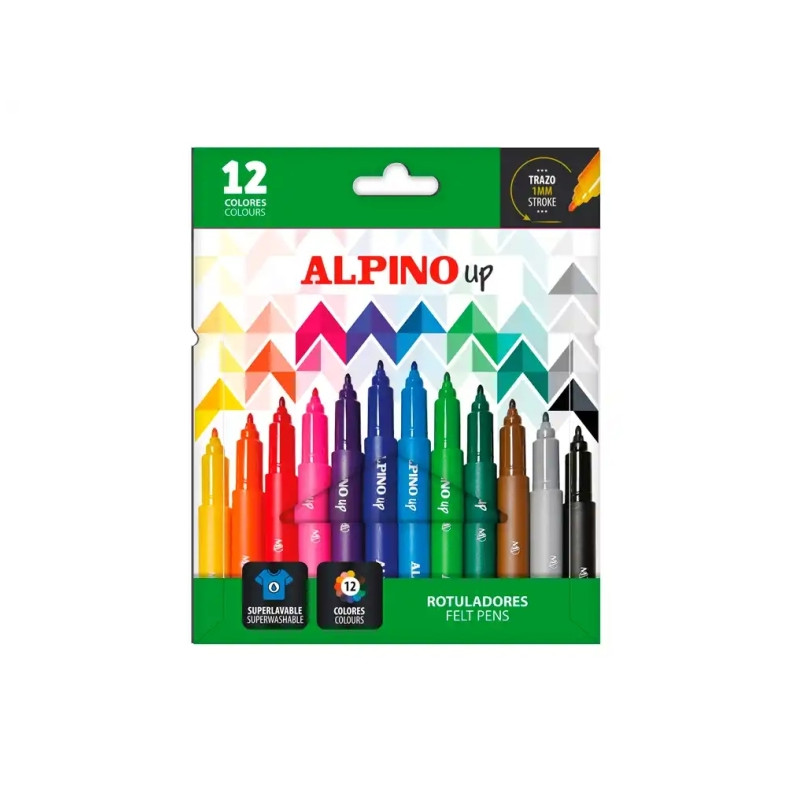 Cartucho de tinta Alpino Up Pack con 12 Rotuladores de