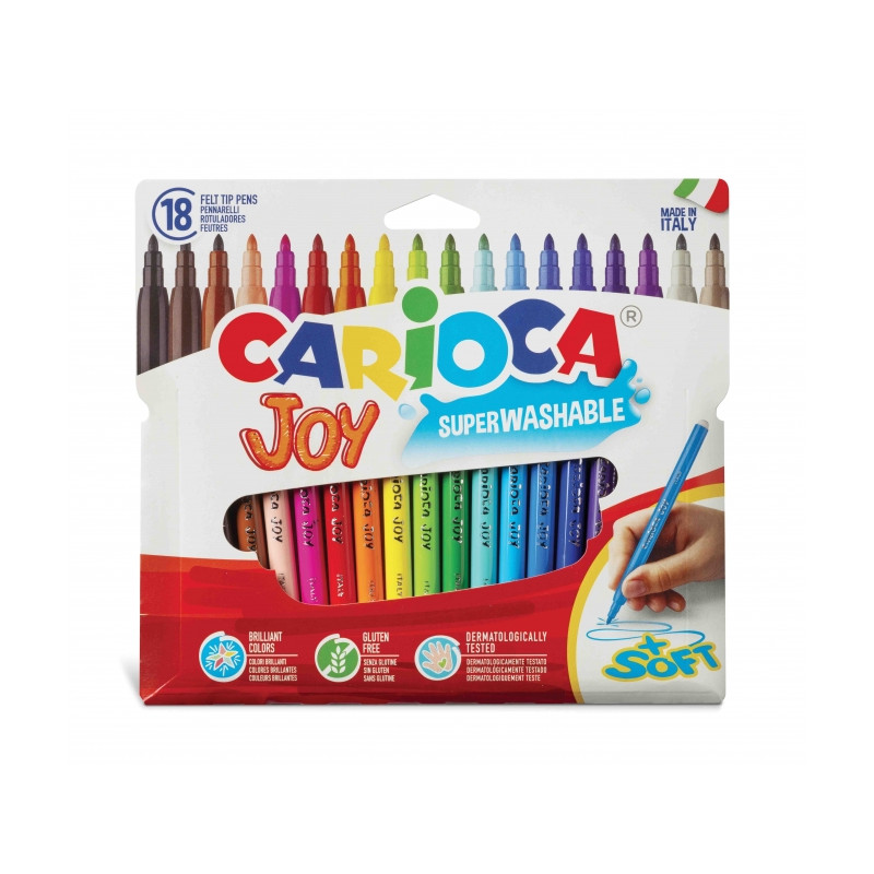 Cartucho de tinta Carioca Joy Pack de 18 Rotuladores - 2,27€