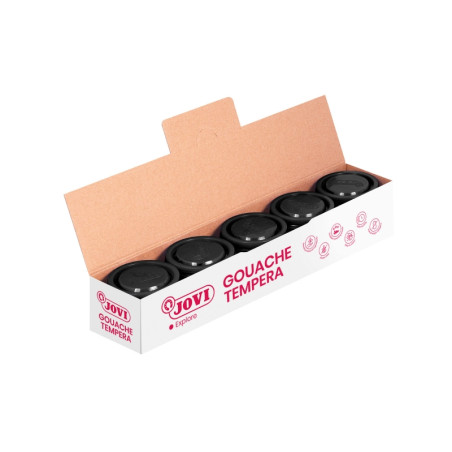 Jovi Bote de Tempera Escolar 35ml Negro Compatible - 0,73€
