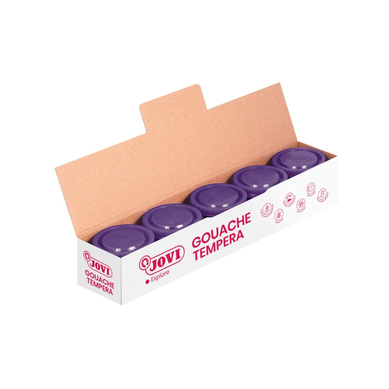 Jovi Bote de Tempera Escolar 35ml Violeta Compatible - 0,73€