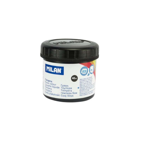 Milan Bote de Tempera 40ml Negro Compatible - 5,88€