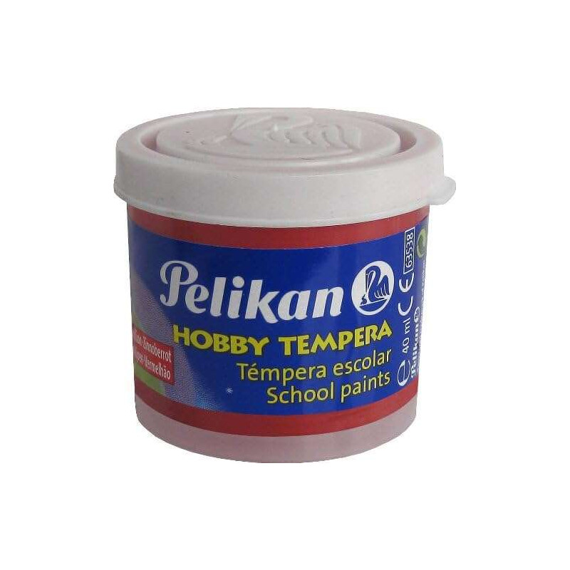 Pelikan Tempera Escolar Frasco 40ml Rojo Compatible - 1,03€