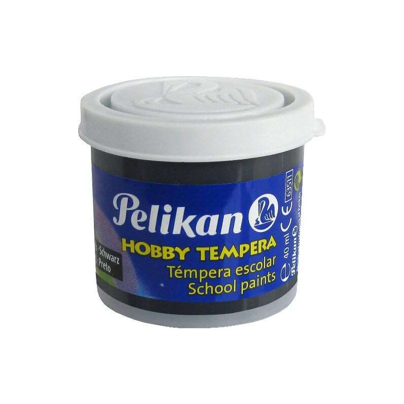 Pelikan Tempera Escolar Frasco 40ml Negro Compatible - 1,06€