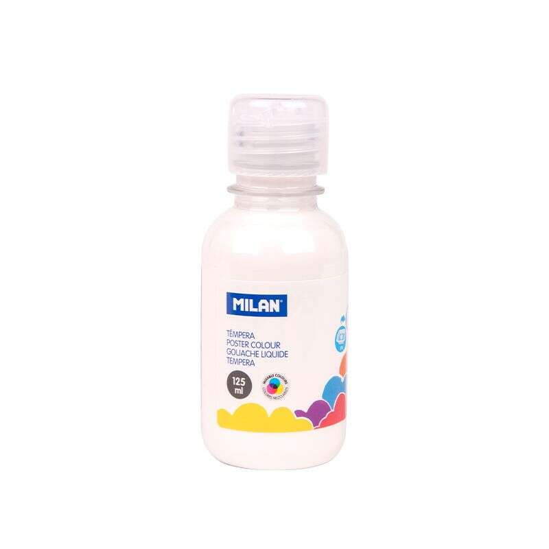 Milan Botella de Tempera 125ml Blanco Compatible - 1,36€