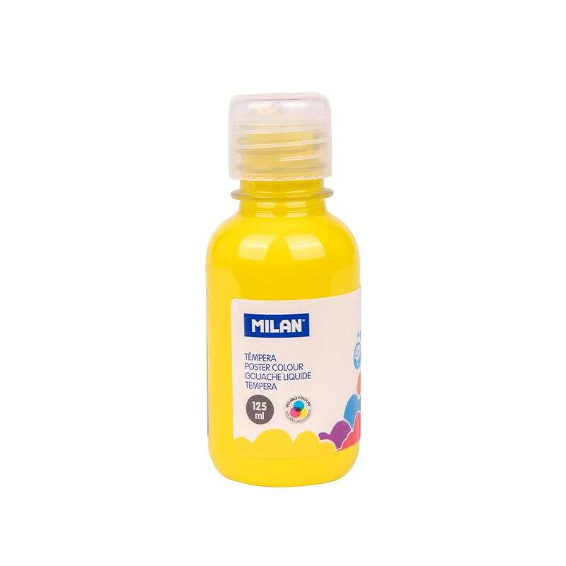 Milan Botella de Tempera 125ml Amarillo Compatible - 1,36€