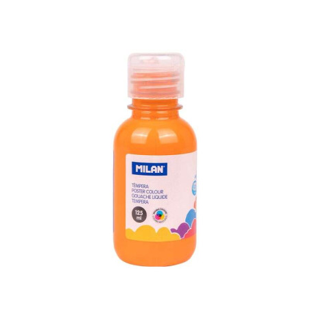 Milan Botella de Tempera 125ml Naranja Compatible - 1,36€