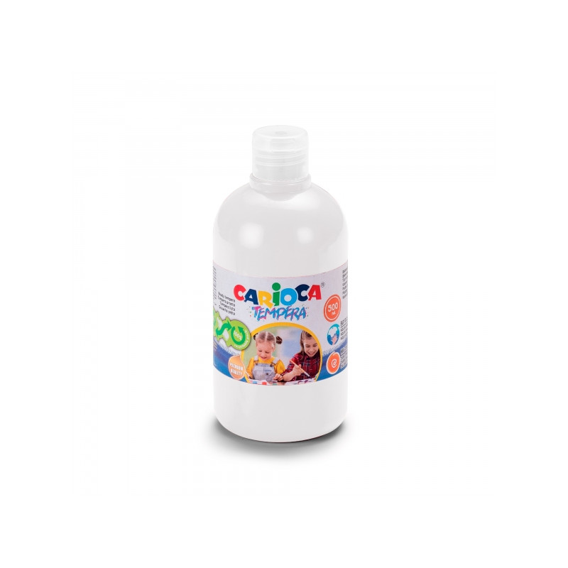 Carioca Botella Tempera 500ml Blanco Compatible - 2,24€