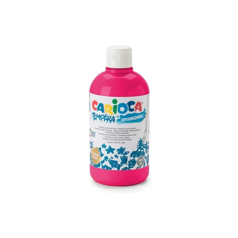 Carioca Botella Tempera 500ml Rosa Compatible - 2,24€