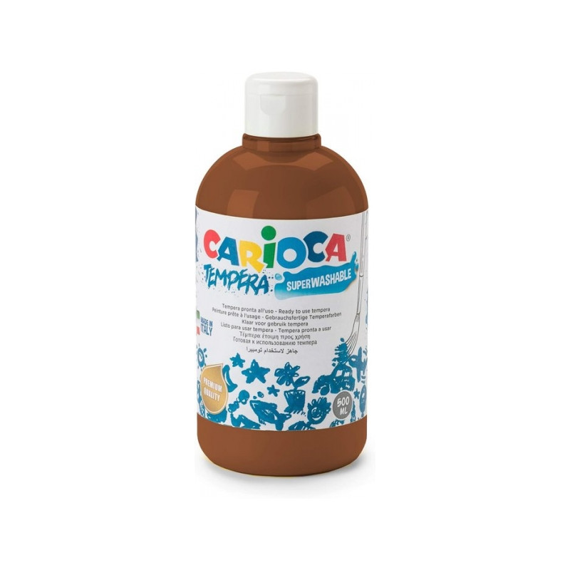 Carioca Botella Tempera 500ml Marrón Compatible - 2,24€