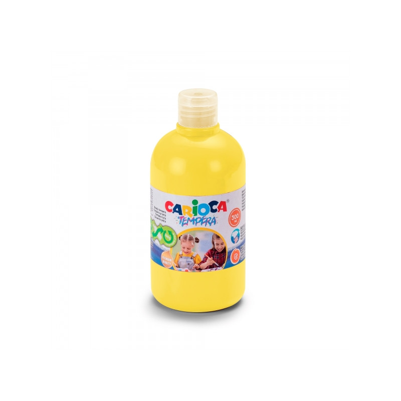 Carioca Botella de Tempera 500ml Amarillo Compatible - 2,24€