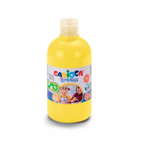 Carioca Botella de Tempera 500ml Amarillo Compatible - 2,24€