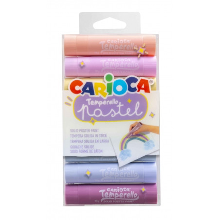 Carioca Temperello Pack de 8 Temperas Solidas - 4,28€