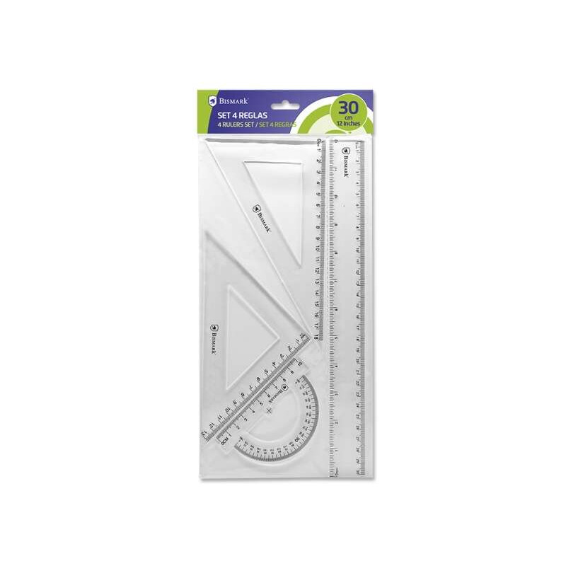 Bismark Pack de Reglas para el Colegio Compatible - 0,92€