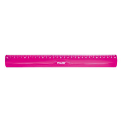 Milan Regla Flexible y Resistente Rosa Compatible - 0,94€