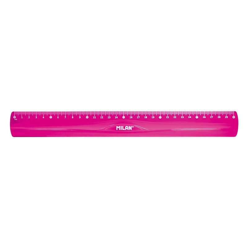 Milan Regla Flexible y Resistente Rosa Compatible - 0,94€