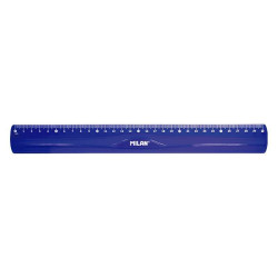 Milan Regla Flexible y Resistente Azul Compatible - 0,94€