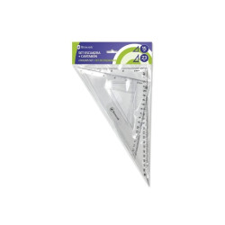 Bismark Pack de Escuadra 15cm y Cartabon 23cm - 1,06€