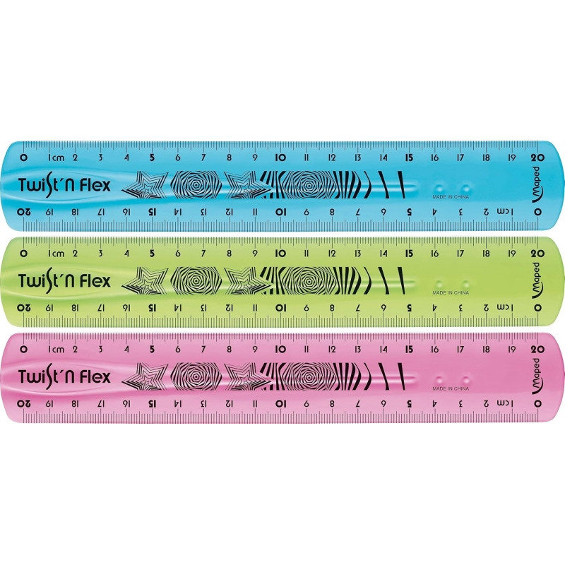 Maped Twist´n Flex Regla de Flexible 20cm Compatible - 1,14€