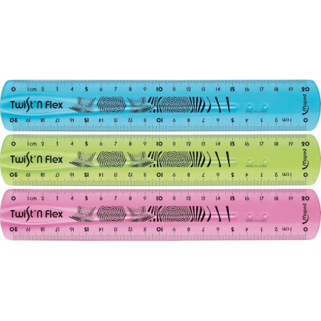 Maped Twist´n Flex Regla de Flexible 20cm Compatible - 1,14€