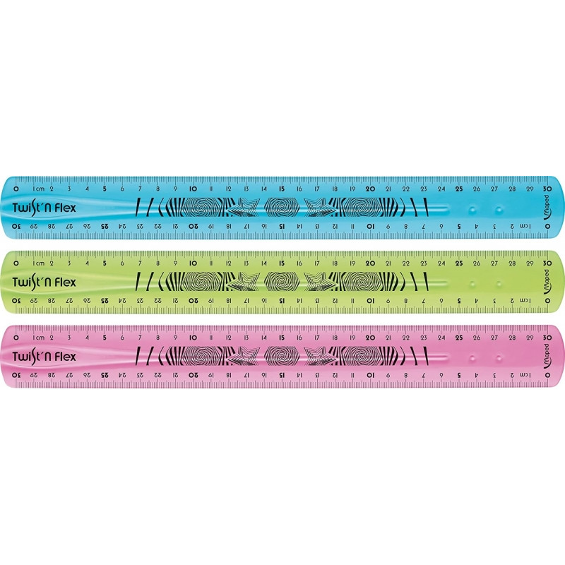 Maped Twist´n Flex Regla de Flexible 30cm Compatible - 1,14€