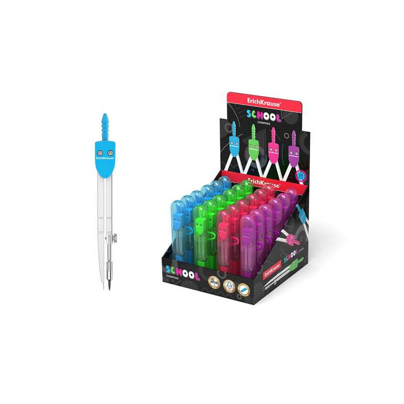 ErichKrause Compas de Metal School 120mm Compatible - 30,20€