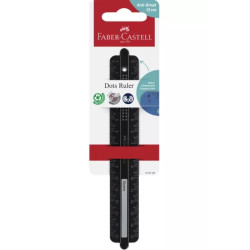 Faber-Castell Dots Regla Recta 15cm Negro Compatible - 1,48€
