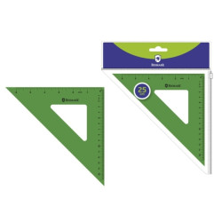 Bismark Escuadra Acrilica 25cm Verde Compatible - 2,70€