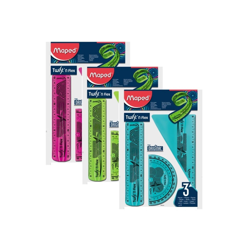 Maped Twist´n Flex Pack de Reglas Flexibles Original - 2,70€