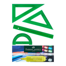 Faber-Castell Pack Escolar de 4 Reglas Compatible - 3,57€