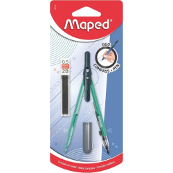 Maped Duo+Pen Pack de Compas Duo + Cajita de Minas - 4,05€