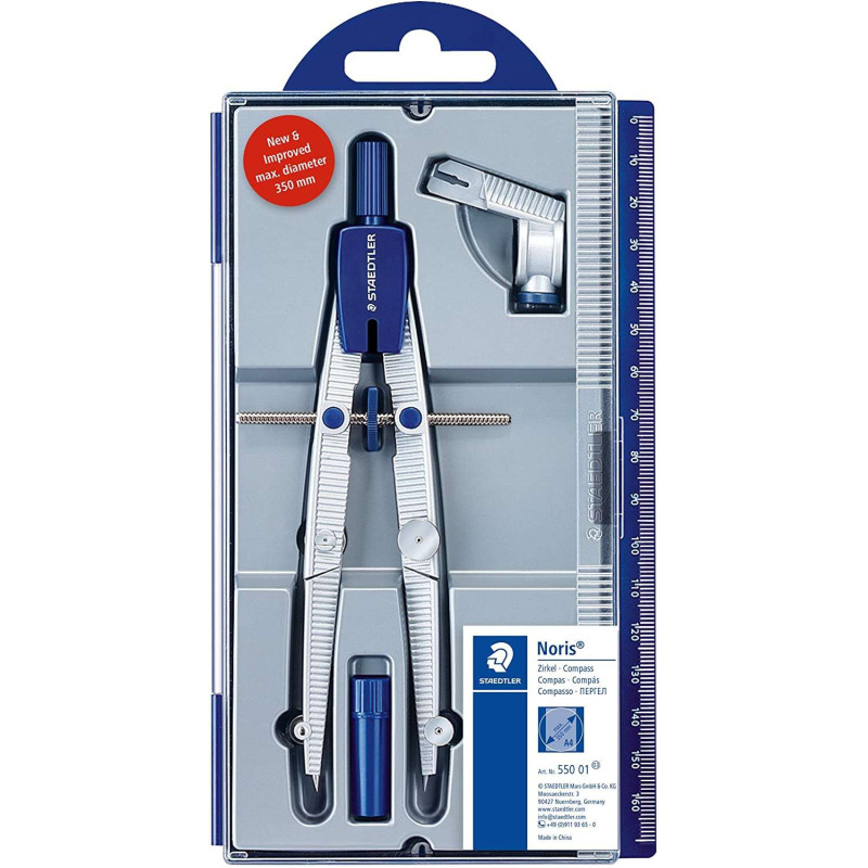 Staedtler Noris 550 01 Compas de Precision - 13,69€