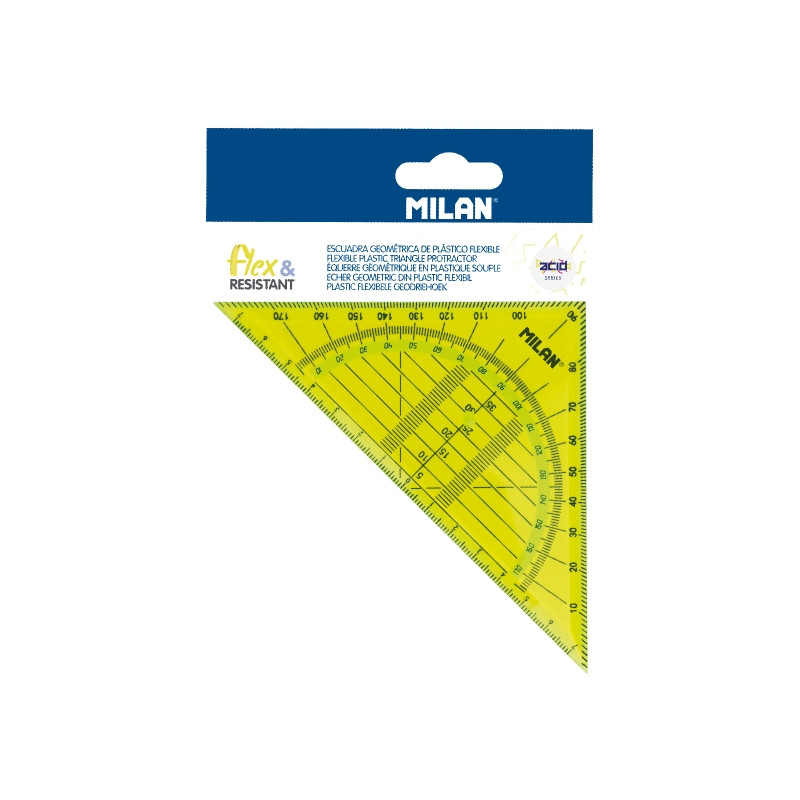 Milan Flex and Resistant Acid Escuadra Geometrica 14cm 
