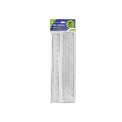 Bismark Pack de 2 Reglas Milimetradas 30cm - 1,06€
