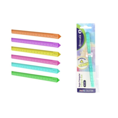 Bismark Regla Triangular 15cm Surtido Compatible - 1,10€